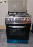SarahTech 3 Gas + 1 Electric Hot Plate Cooker with Rotisserie - 1
