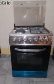 SarahTech 3 Gas + 1 Electric Hot Plate Cooker with Rotisserie - 3