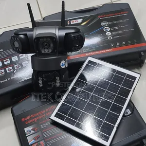 Triple Lens 4G Solar CCTV Camera - Usalama wa Nje bila waya