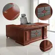 Kikao cha Mbao ya Mahogany Mtendaji - 1400mm - 4