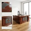 Kikao cha Mbao ya Mahogany Mtendaji - 1400mm - 5