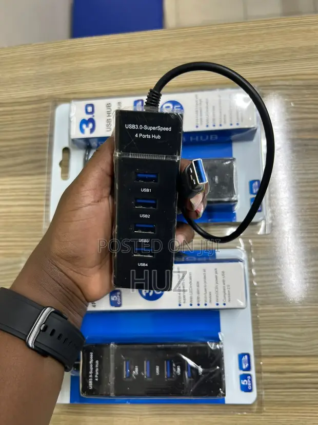 USB 3.0 Super Speed 4 Port Hub - 1