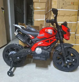  Pikipiki ya Umeme kwa Watoto (Nyekundu)