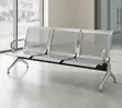 3-Way Unpadded Airport Waiting Bench - 3