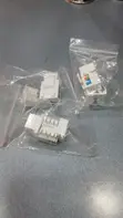 RJ45 CAT6 Keystone Jack Module - White - 1