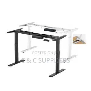 Ergonomic Standing Desk - 120cm Nyeupe
