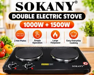 Sokany Double Electric Hot Plate