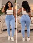 Skinny Denim Jeans - Women's - 4