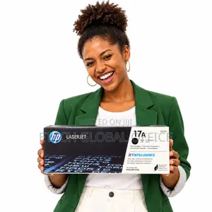 HP 17A Toner Nyeusi Halisi ya LaserJet