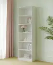 Rafu ya Vitabu ya Mbao Iliyobinafsishwa - Ya Kinaamua Nafasi Wima - 2