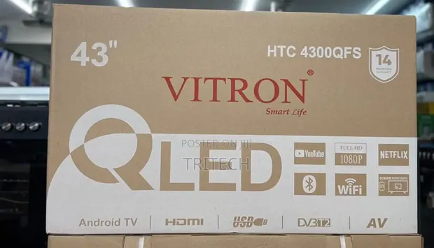 Vitron 43" QLED Smart TV - 1