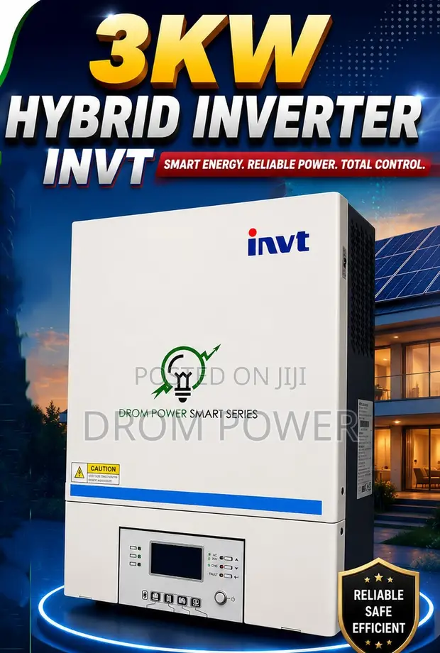 INVT 3kW Hybrid Inverter Mpya Kabisa - 1