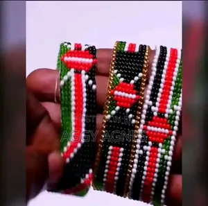 Mkanda wa Mkono wa Kuchapisha wa Kenya Uliotengenezwa kwa Mikono