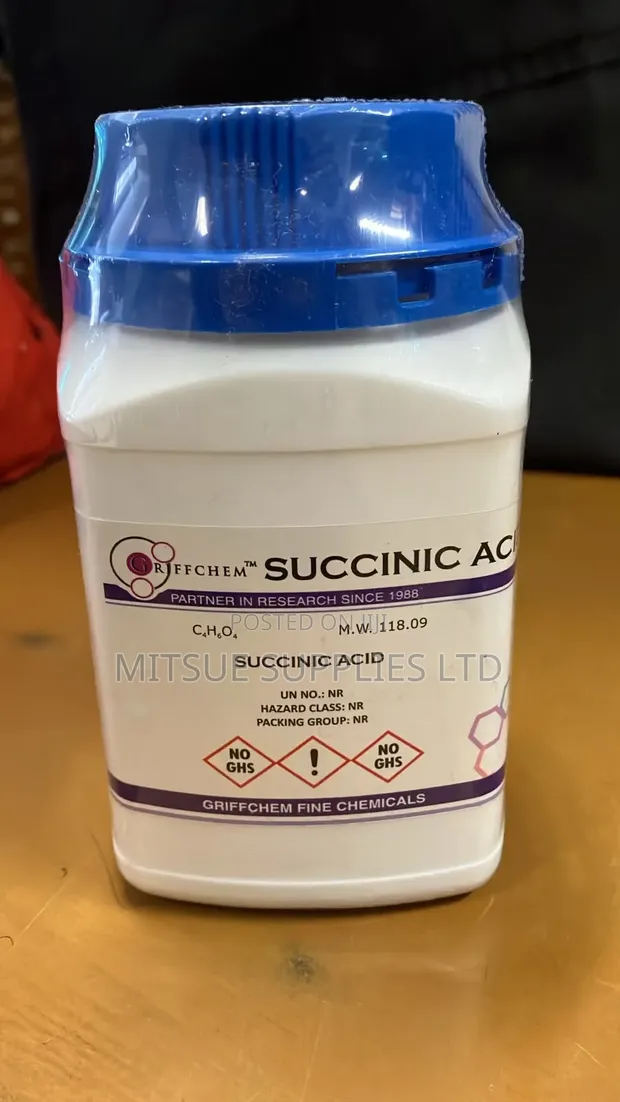 Succinic Acid LR 500g Griffchem - 1