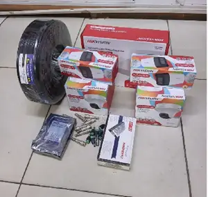 Hikvision 4CH Easy Install HD CCTV Kit na Sauti ya Njia Mbili