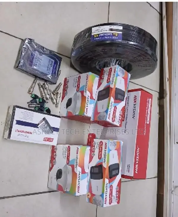 Hikvision 4 Camera Advanced Turbo HD CCTV Kit - 1