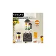 Sokany 2-in-1 Blender ya Biashara (2L Jug & Grinder) - 1