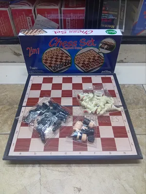 Seti ya Chess na Checkers ya Magnetic 2-in-1