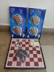 2-in-1 Magnetic Chess & Checkers Set - 3