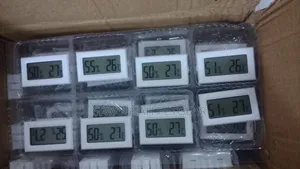 White Mini Digital LCD Thermometer Hygrometer