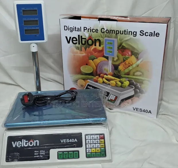 Velton 40 Kg Standard Meat/Cereals Weigh Scale - 1