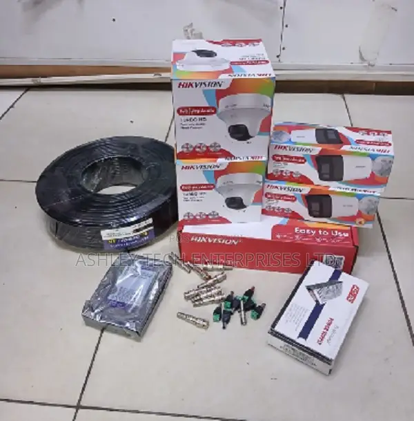 Mfumo wa CCTV wa Hikvision 4CH wenye Video ya HD na Sauti ya Njia Mbili - 1