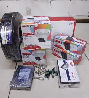 Hikvision 4CH HD Security Camera Kit na Sauti