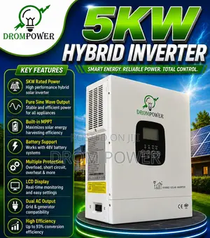 5kW Hybrid Smart Inverter Mpya Kabisa