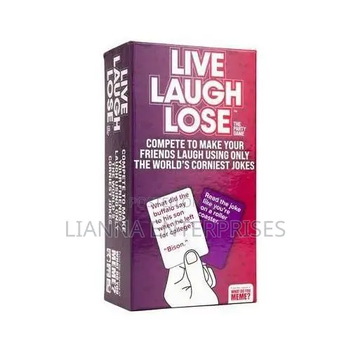 Live Laugh Lose Mchezo wa Kadi - 1