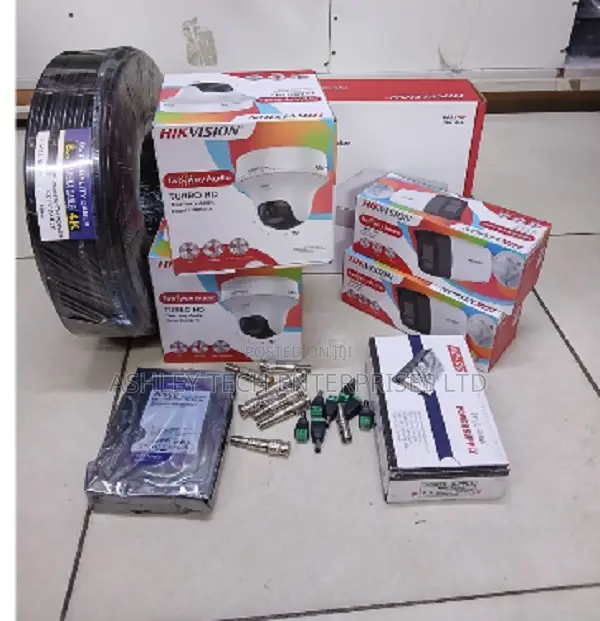 Hikvision 4CH Advanced HD Surveillance Kit with Audio - 1