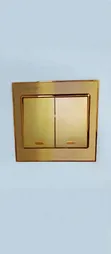 Executive 2-Gang 2-Way Switch ya Mwanga (Dhahabu) - 2