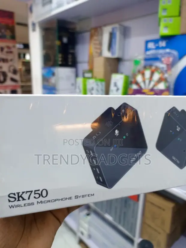 SK750 Wireless Lavalier Microphone kwa Simu & Kamera - 1