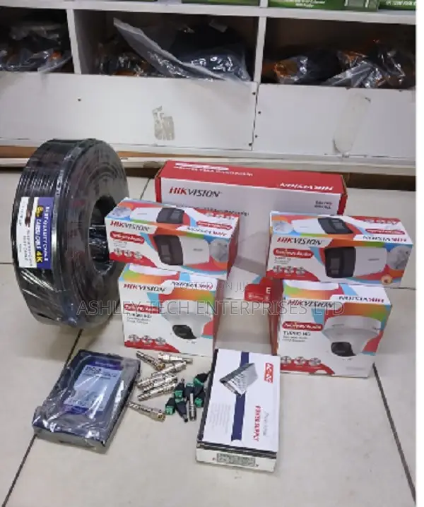 Hikvision 4 Camera HD Security System with Two-Way Audio - 1