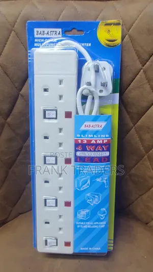 Extension Cord 13A 4-Way, 4m