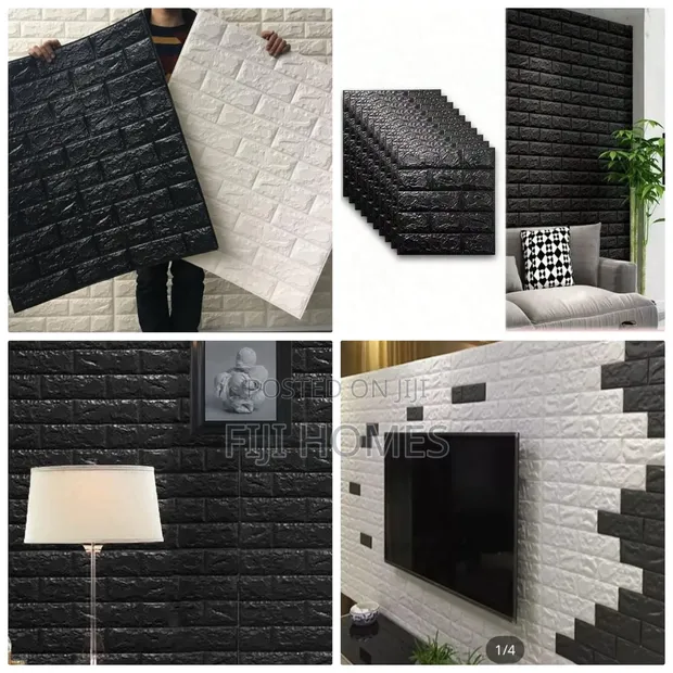 3D Brick Texture Foam Wall Panels | Peel & Stick | 50x55cm - 1