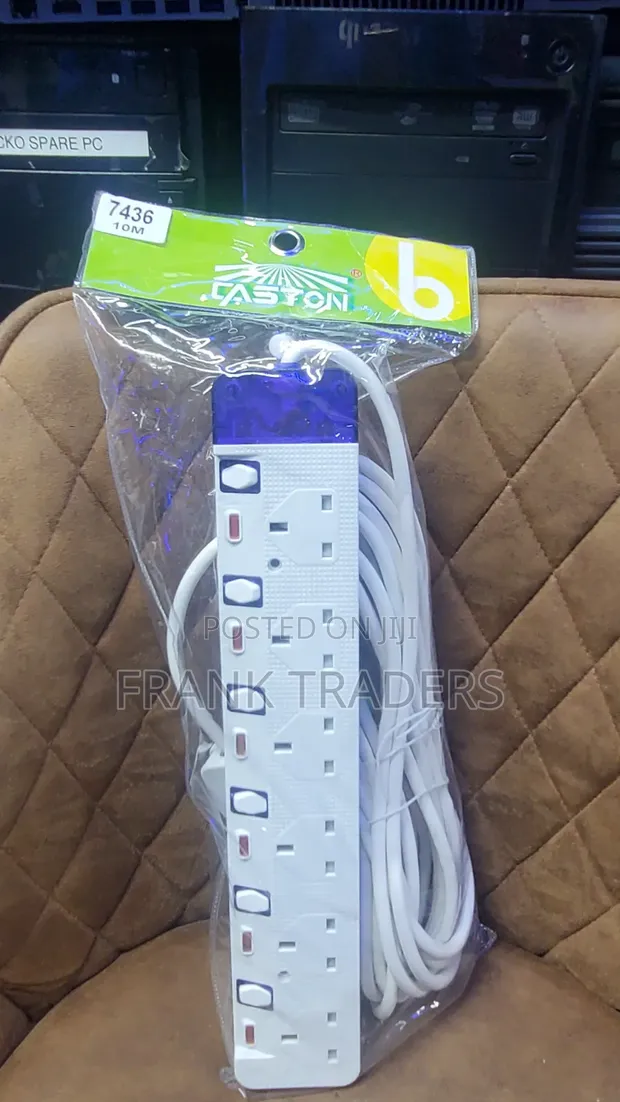 Caston 10m Extension Cord, 6-Way - 1
