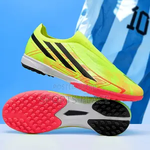 Adidas F50 Turf Shoes - Neon Green/Orange