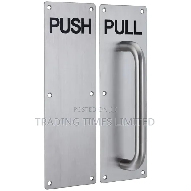 Push and Pull Plates (Pair) - 1