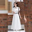 A&D Maxi Dress ya Linen ya Majira ya Joto - Nyeupe - 2