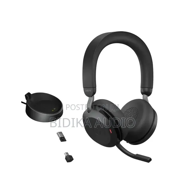 Jabra Evolve2 75 Stereo Headset with Link380a USB-A - 1