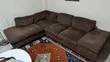 Rich Chocolate Brown Corner Sofa Set - 1