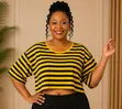 Yellow Crop Top - Mpya Kabisa - 2
