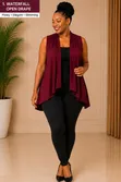 Elegant Waterfall Tops - Brand New - 2