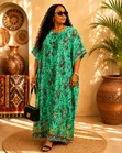 Yellow Long Cotton Maxi Dress - 3
