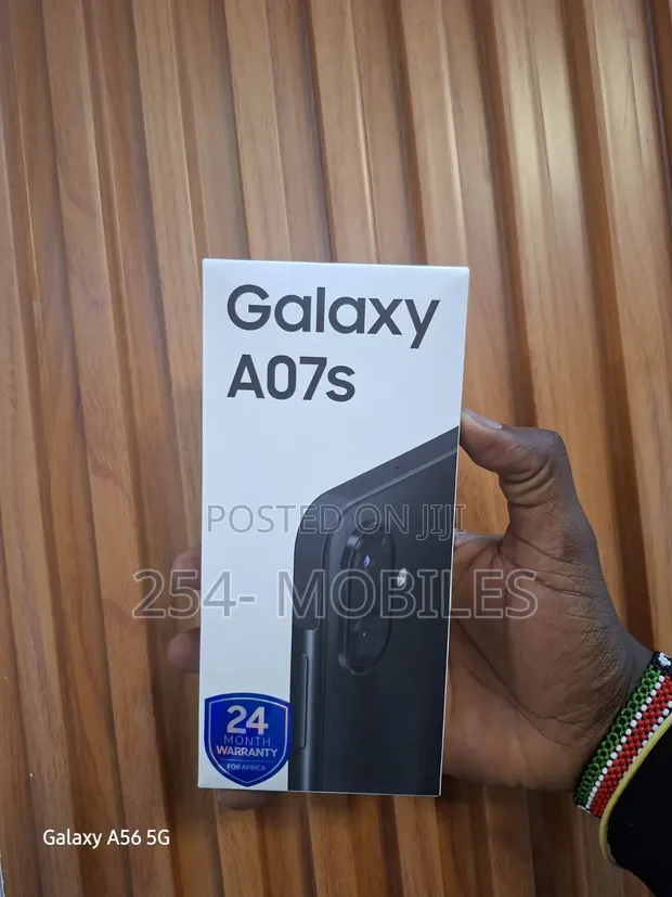 New Samsung Galaxy A07s 64GB Black - 1