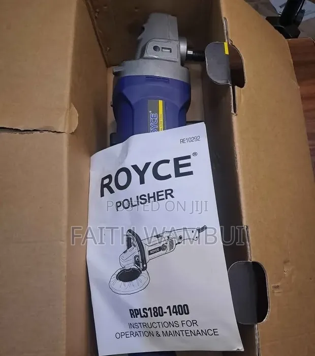 Royce 1400W 7-Inch Angle Polisher/Buffer - 1