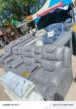Faiber Sofa ya Semi-Recliner ya Sehemu 7 - Grey - 4