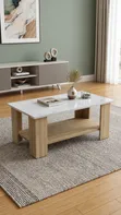 Luxury Marble Top Coffee Table - Modern Home Office Furniture - 1