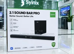 Syinix 2.1 Sound Bar Pro Home Audio System
