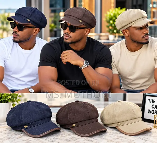 Kofia ya Classic Newsboy - 1